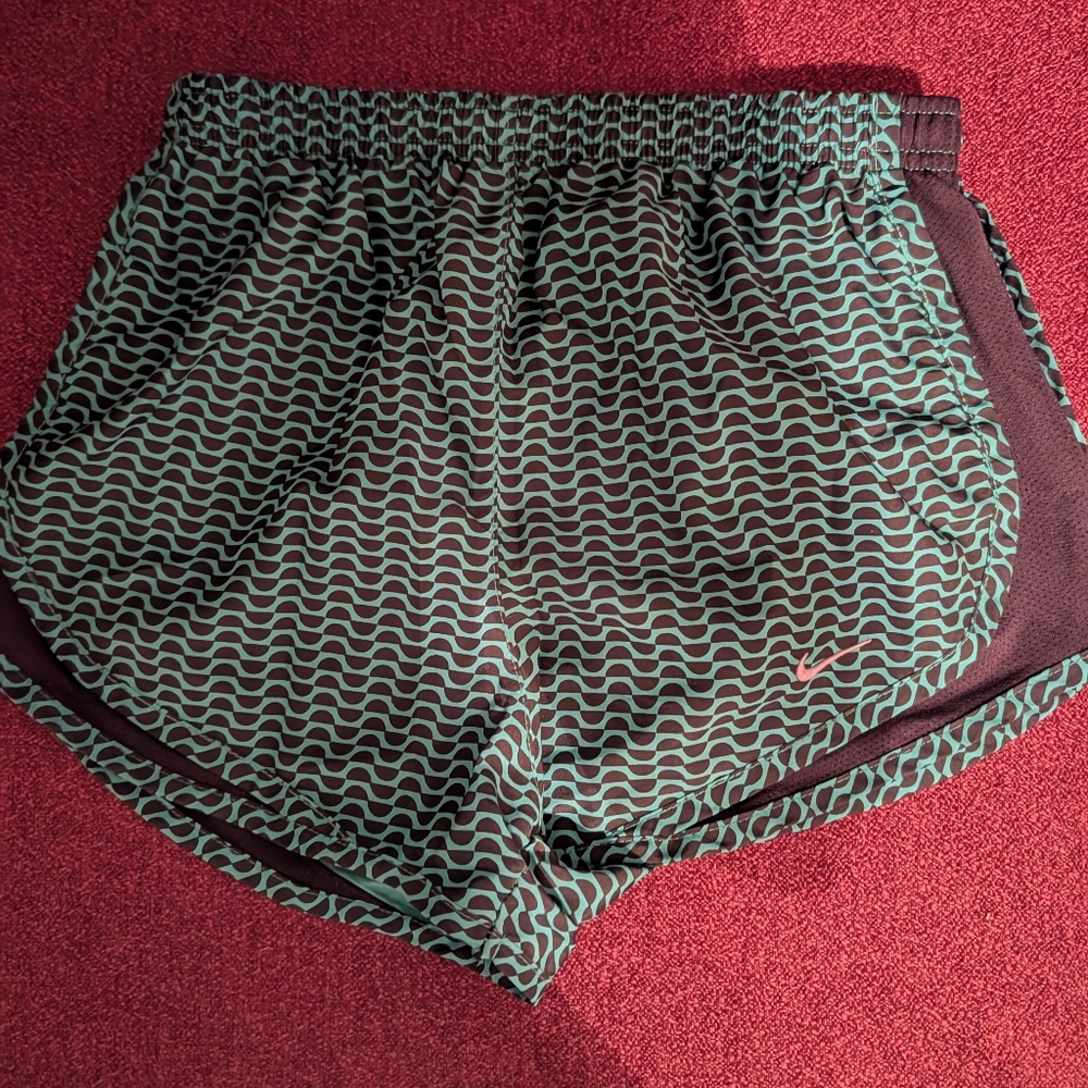 Nike Athletic Shorts - Black and Green
